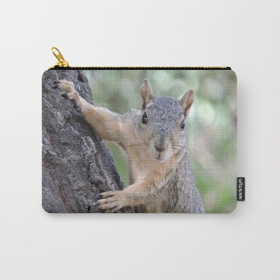 The Who You Lookin At Squirrel Carry-All Pouch