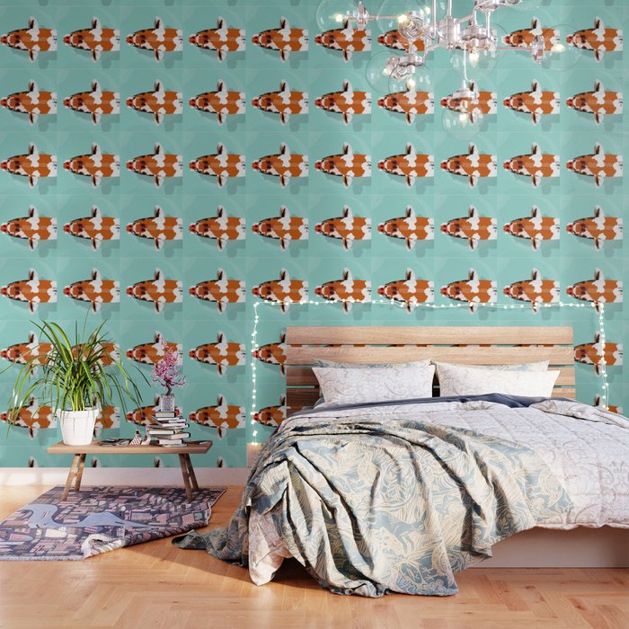 Orange Koi Fish  Wallpaper