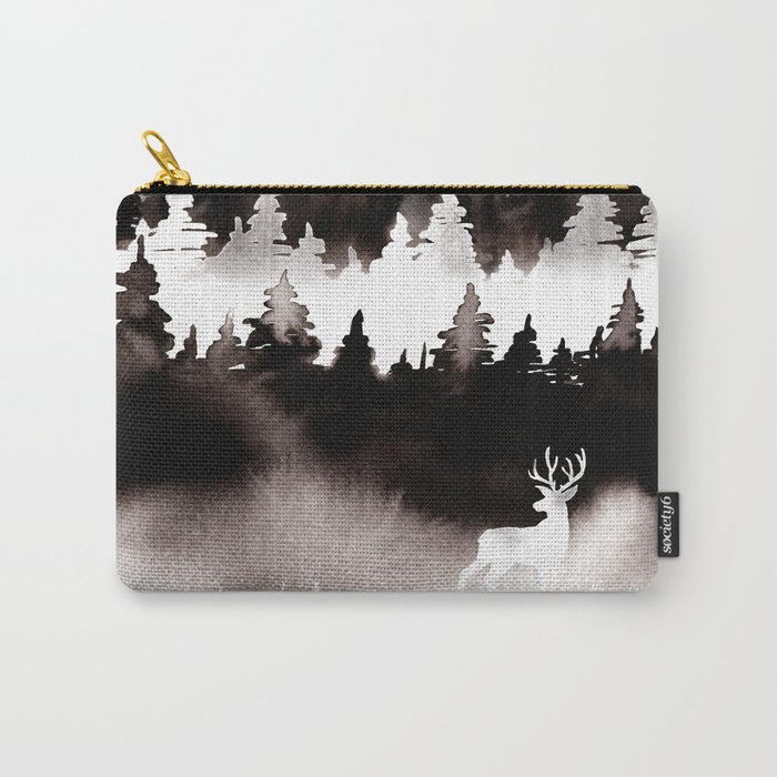 Foggy Forest Carry-All Pouch