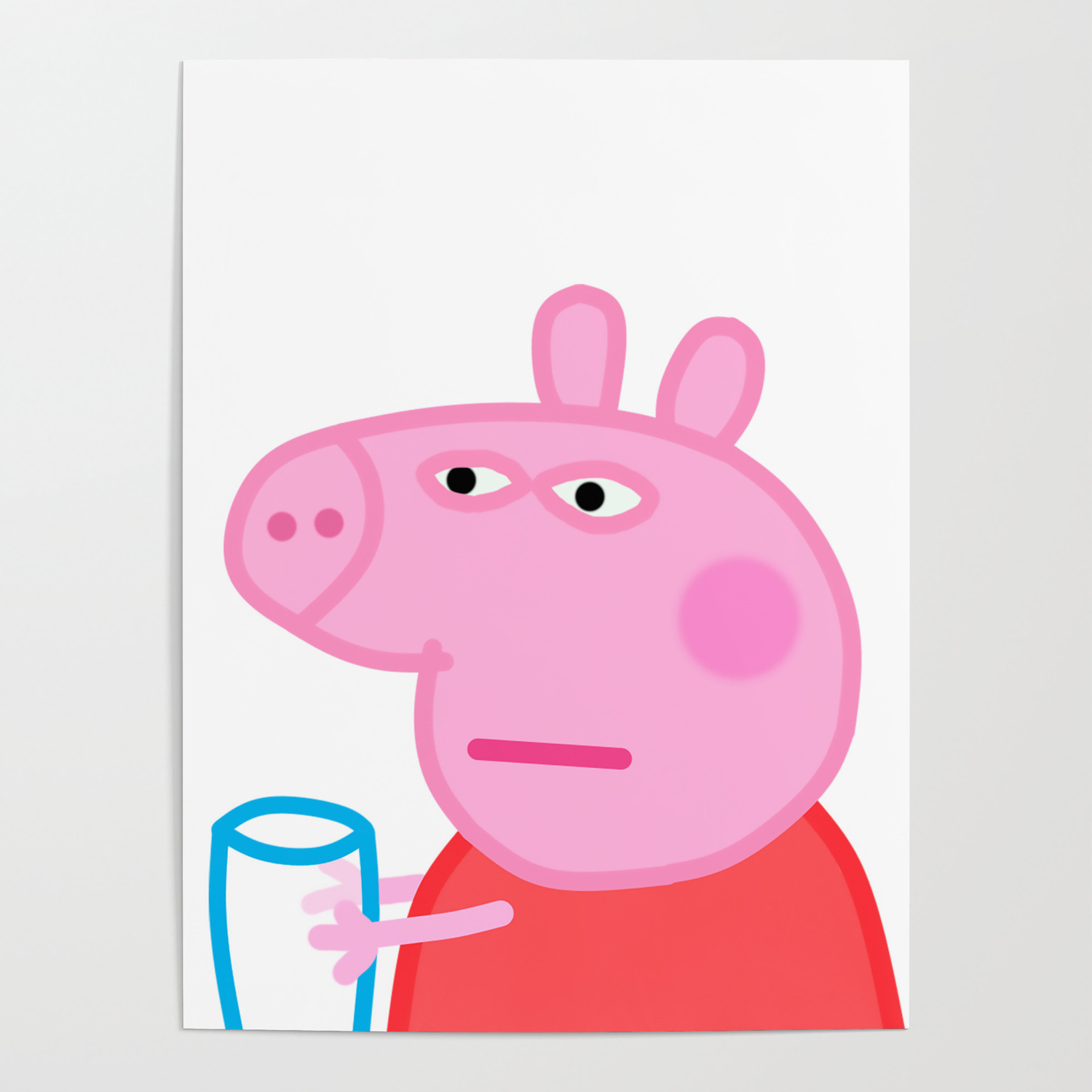Peppa Pig Meme Poster By Amemestore Society6