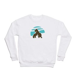Gorilla Vintage Blue Sea Crewneck Sweatshirt