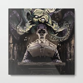 The Summoner Metal Print | Ink Pen, Pop Art, Scary, Cosmic, Movies & TV, Cthulhu, Illustration, Terror, Lovecraft, Digital 
