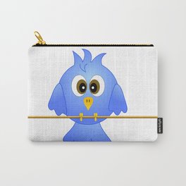 Blue bird on the rope Carry-All Pouch