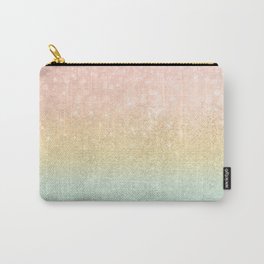 Pink Gold Mint Glitter Ombre Luxury Design Carry-All Pouch