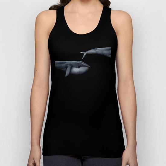 The Whale Who Met Itself. Unisex Tank Top