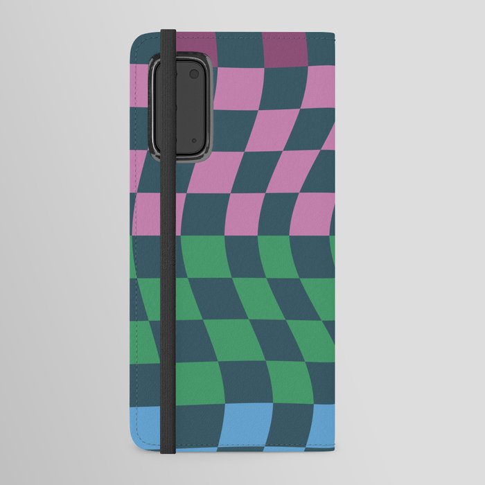 Colorful Checkerboard Pattern 6 Android Wallet Case