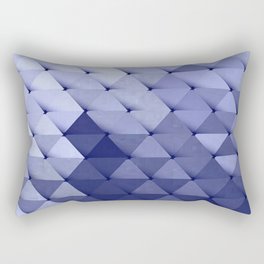 Triangles Pantone Periwinkle Rectangular Pillow