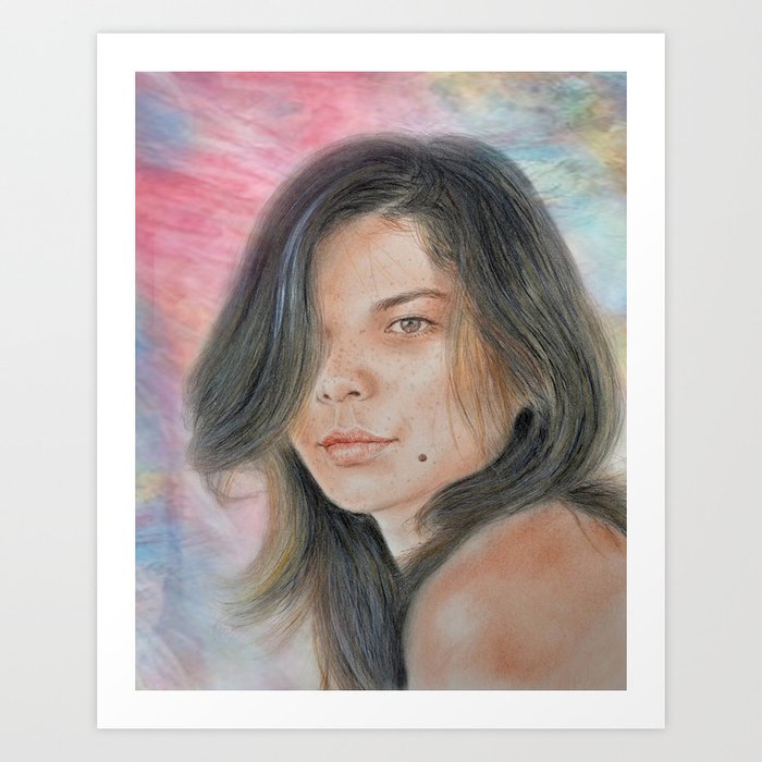Beautiful and Sexy Actress Jeananne Goossen IV Altered Version Art Print by  Jimfitzsociety6 | Society6