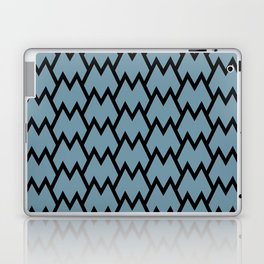 Black and Blue Tessellation Line Pattern 18 Pairs DE 2022 Popular Color Smoky Blue DET570 Laptop Skin