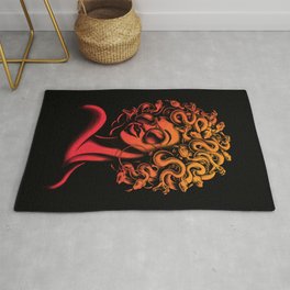 Funky Medusa II Area & Throw Rug