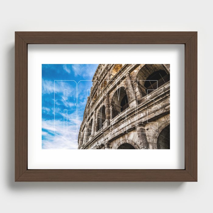This is - Rome Recessed Framed Print