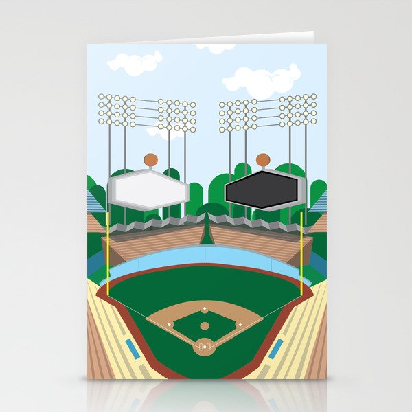Dodger Stadium Stationery Cards