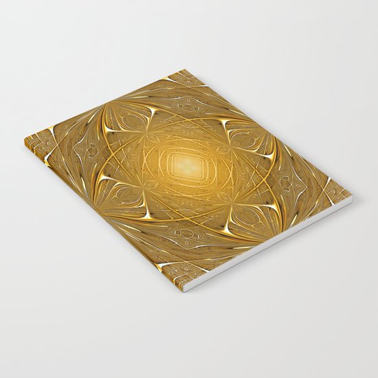 Gold ornament Notebook