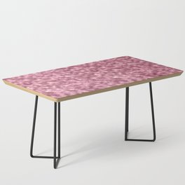 Luxury Pink Sparkle Pattern Coffee Table