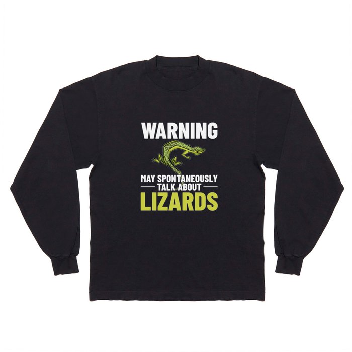 Lizard Pet Reptile Eggs Cage Food Lover Long Sleeve T Shirt