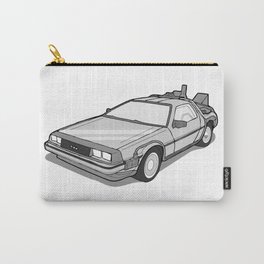 Back to the Future Delorean illustration Carry-All Pouch