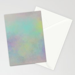 Colorful watercolor space Stationery Card