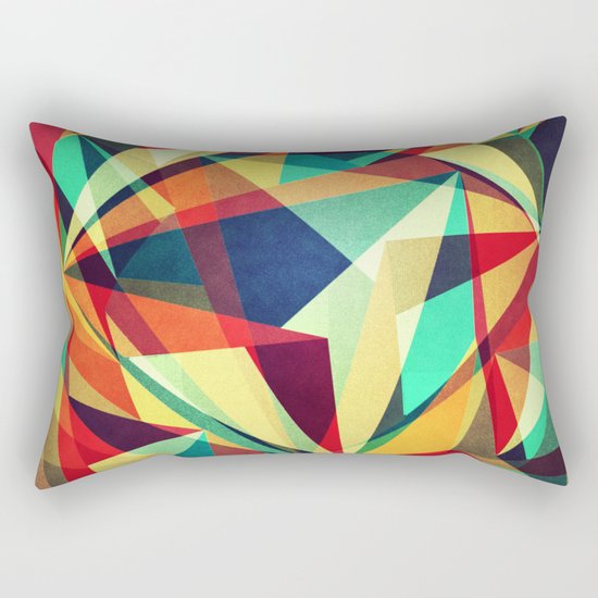 Broken Rainbow Rectangular Pillow