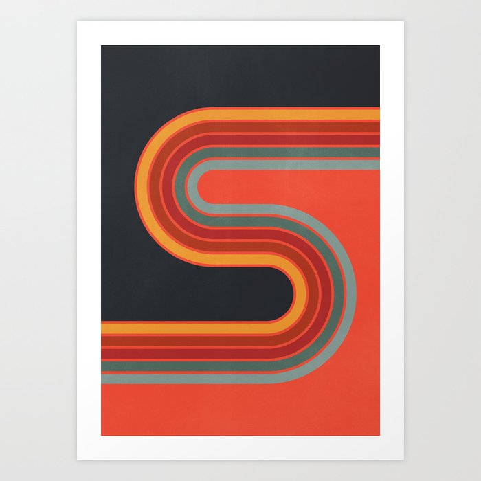 geometric abstract 179 Art Print