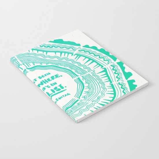 My List – Turquoise Ombré Notebook
