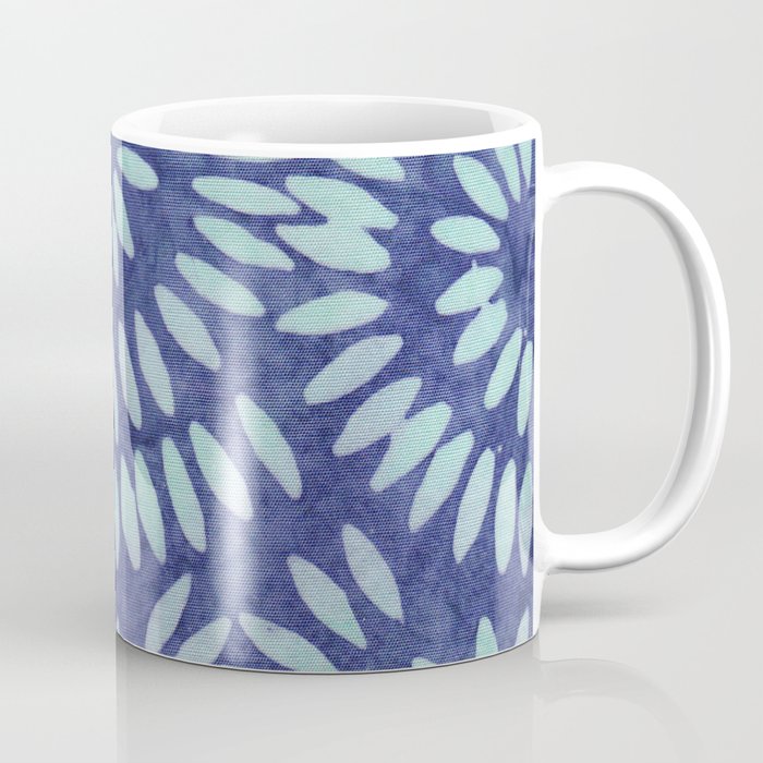 Blue Batik 04 Coffee Mug