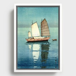 Sailing Boats Yoshida Hiroshi Framed Canvas