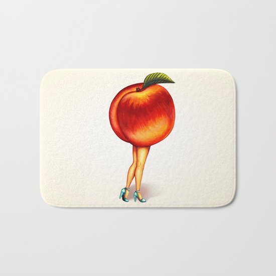 Peach Girl Bath Mat