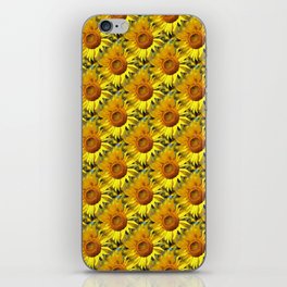 Summer Of Sunflowers Artistic Style Pattern iPhone Skin