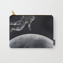 Vingt in the big city Carry-All Pouch | Astronaute, Digital, Universe, Nignt, Earth, City, Space, Traffic, Collage, 3D 