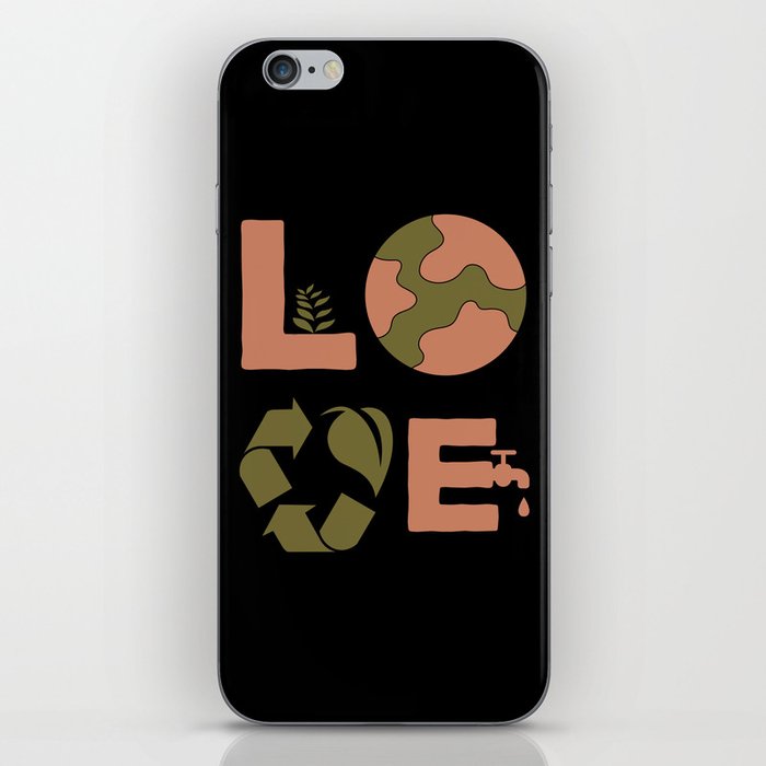 Love Nature Earth Planet iPhone Skin