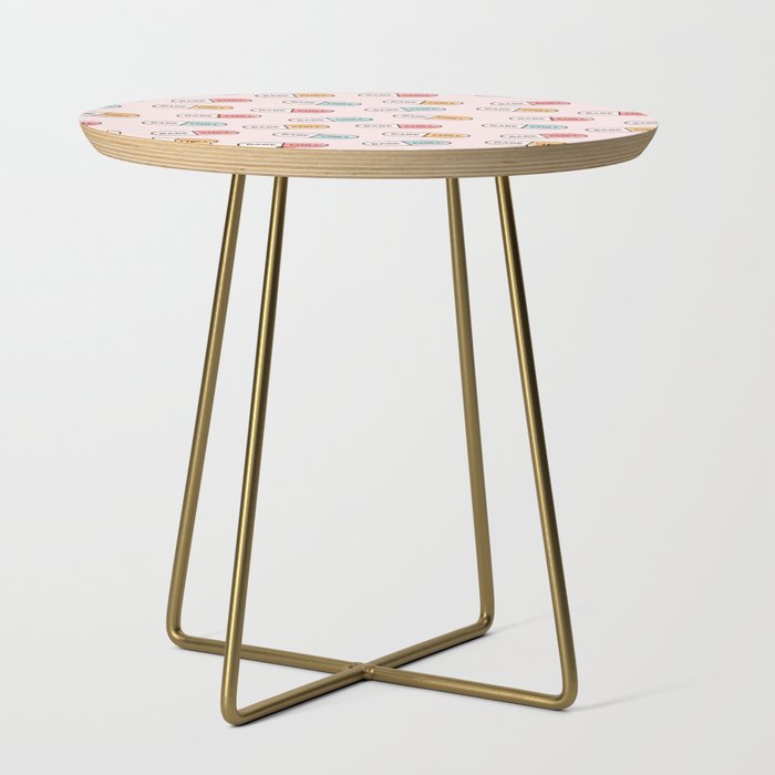 Babe Chill Happy Pills Side Table