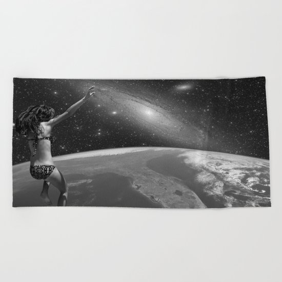 Jump into Nothing Beach Towel