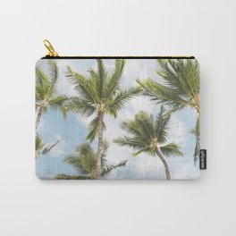 Palm Tree Print Carry-All Pouch