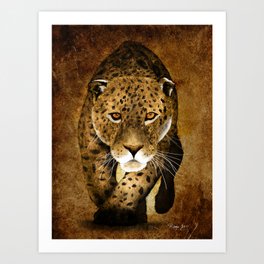 The Leopard Art Print