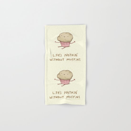 Life's Nothin' Without Muffins Hand & Bath Towel