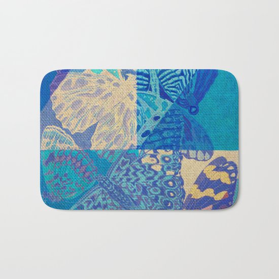 BLUEtterflies Bath Mat