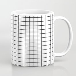 Windowpane White Coffee Mug