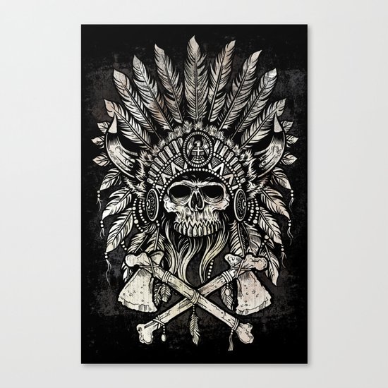 Native Headdress Canvas Print