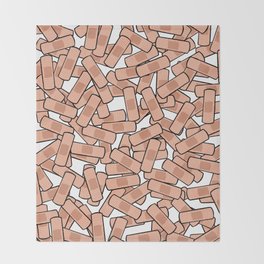 Band Aid Throw Blankets For Any Room Or Decor Style Society6