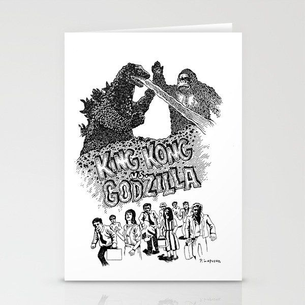 Godzilla .vs. King Kong Stationery Cards