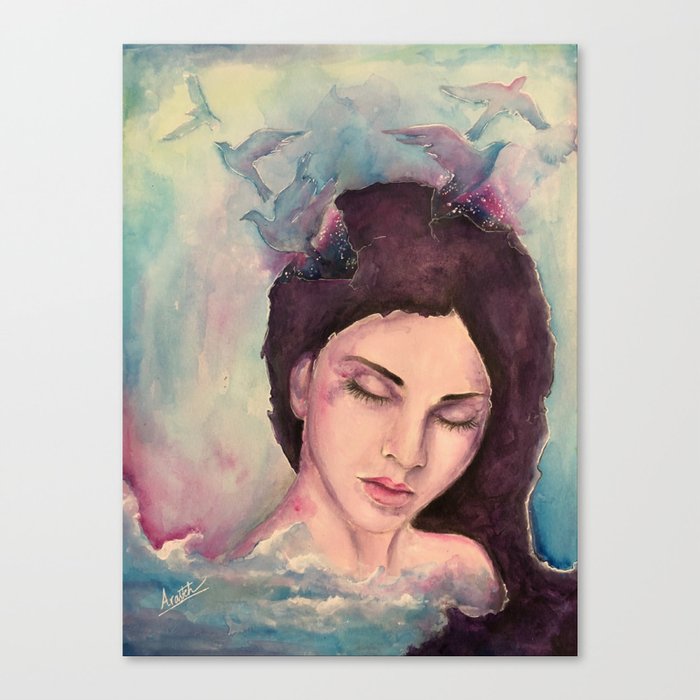 Inside Out Canvas Print By Sara Arasteh Society6