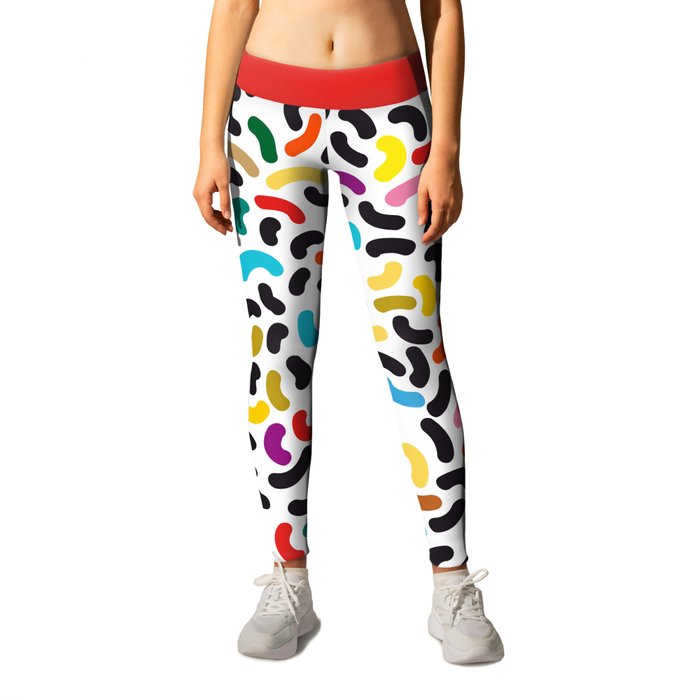 colored worms Leggings