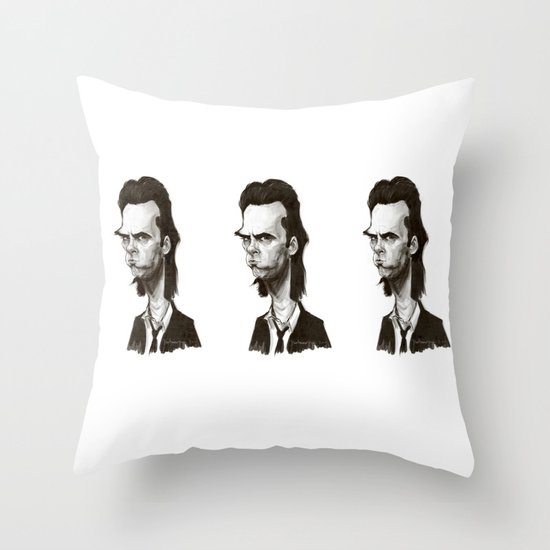 Nick Cave Throw Pillow