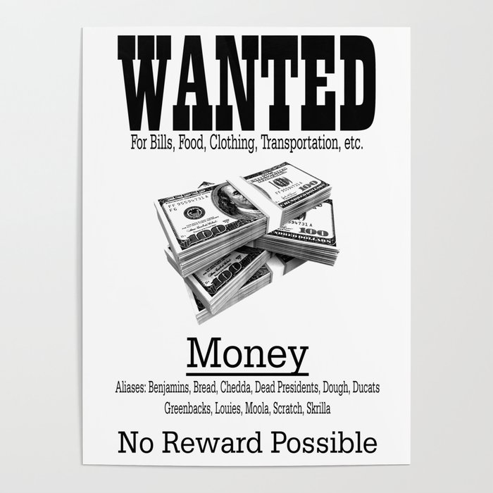 Benjamins bread top money bag