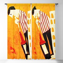 Mid Century Modern Italy Blackout Curtain