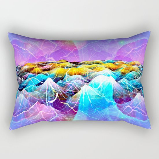Data Sea Rectangular Pillow