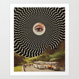 Eye Sun Art Print