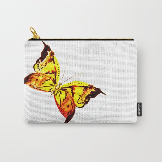 yellow butterfly Carry-All Pouch