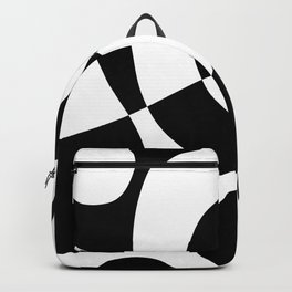 Organic Upside Down Backpack | Minimal, Black, White, Blackandwhite, Decor, Zen, Matisse, Graphicdesign, Contemporary, Minimalist 
