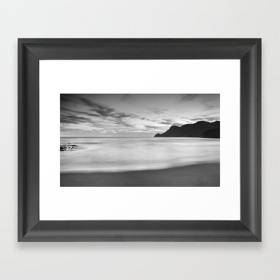 Silver sea. BN Framed Art Print